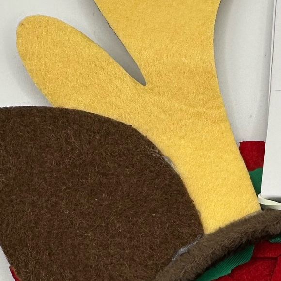 Claire’s Christmas Poinsettia Antlers Headband NWT - Picture 5 of 5